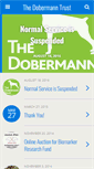 Mobile Screenshot of dobermanntrust.org.uk